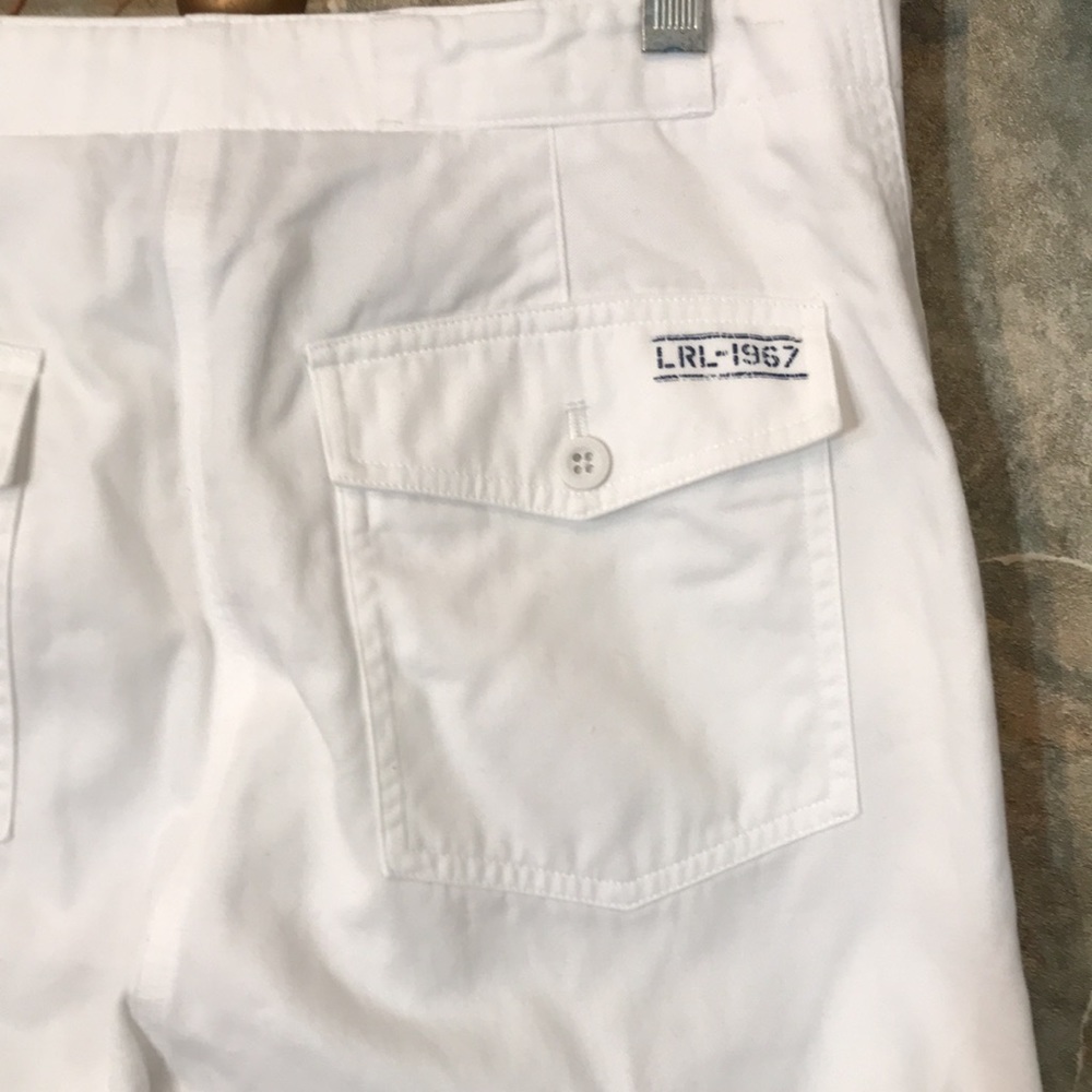 Ralph Lauren Stunning White Sailor Capri Pants - image 3